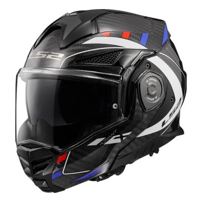 LS2 FF901 ADVANT-X CARBON FUTURE překlápěcí helma bílá/modrá